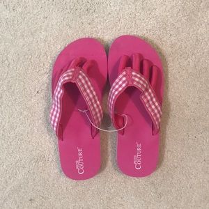 NWOT pedicure flip flops